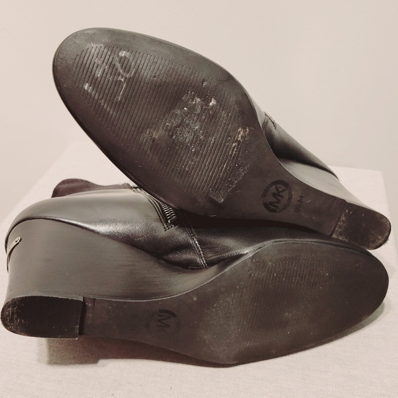 Michael Kors Wedge Ankle Booties w/ Zipper - Picture 7 of 16